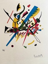 Wassily Kandinsky Lithographie 1945 Mourlot COA Original Nummeriert Sign. op