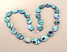 50 cm Paua Abalone Perlmutt Muschel  kette ,Einzel gekündet,  13 x 18 mm(AH-55 )