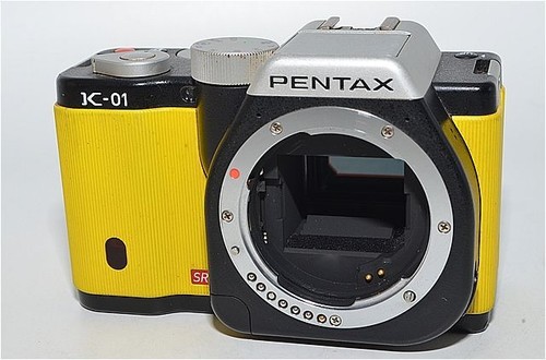 Pentax body schwarz gelb - body,