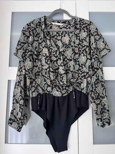 Zara damen bluse body - zara, grün