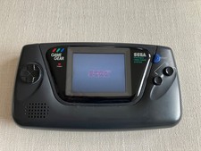 Sega Game Gear Spielkonsole mit neuen Kondensatoren und Spiel Columns Top