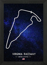 Virginia Raceway Gerahmtes