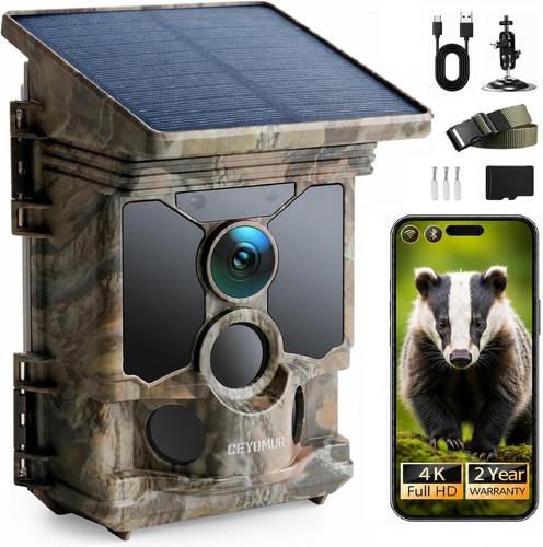 Ceyomur solar wildkamera mit - wildkamera,