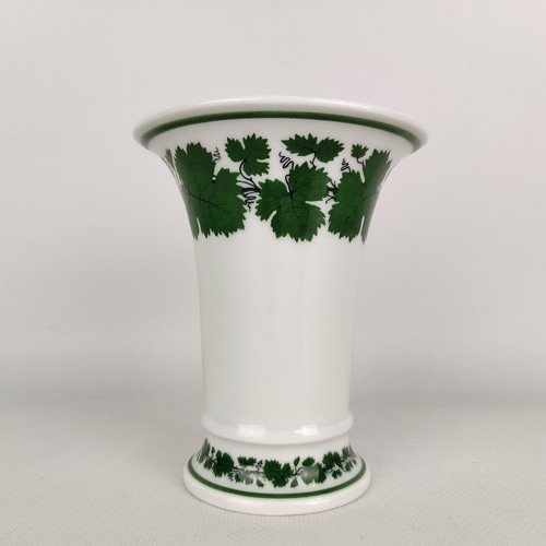 Meissen trichtervase weinlaub - trichtervase,