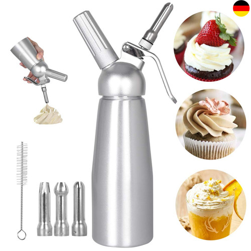 Edelstahl sahnespender 500ml - sahnespender,