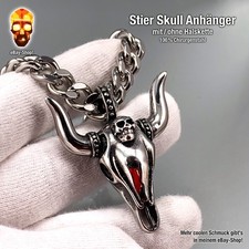 Skull stierschädel anhänger - stierschädel,