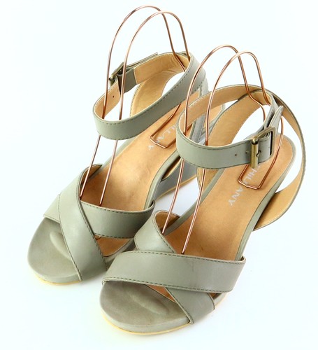 Sandalette taupe damen - sandalette,