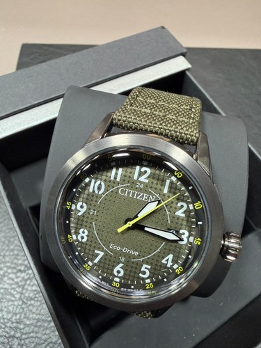 Citizen herrenuhr man grün - -,