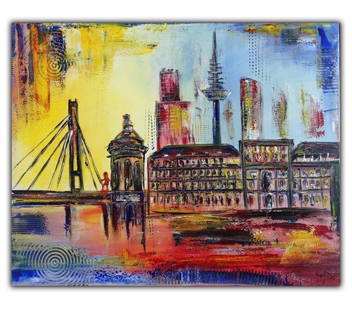 Burgstaller acrylbild mannheim - acrylbild,