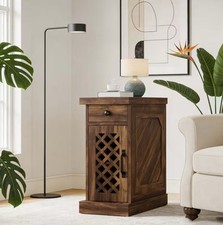 Schmaler Beistelltisch mit