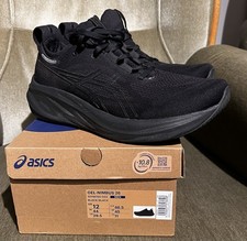 Asics Nimbus 26 Herren Gr. 46,5 UK 11 US 12 Schwarz Neuwertig in OVP
