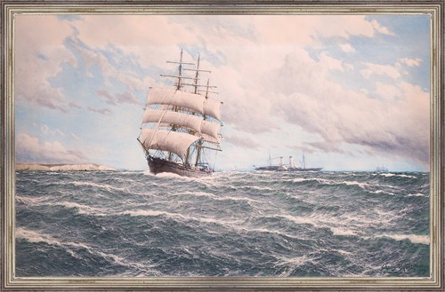 Schiffsverkehr dreimaster - schiffsverkehr,