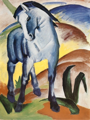 Blaues pferd franz - blaues, pferd-franz
