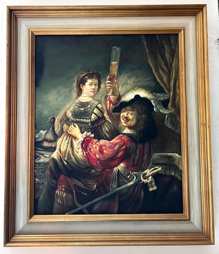 Großes ölgemälde auf - großes,