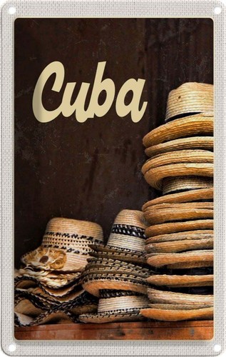 Blechschild 18x12 cuba - 18x12, cm