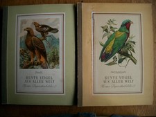 "BUNTE VÖGEL AUS ALLER WELT - BAND 1 und 2"  KOSMOS Zigaretten 1953 -kpl