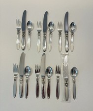 GEORG JENSEN Cactus Kuchenbesteck 925 Sterling Silber