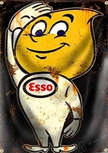 Esso boy flagge fahne - esso,