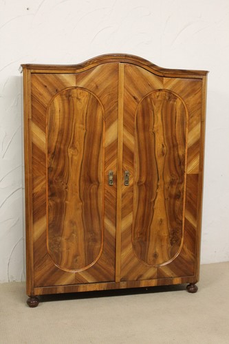 Schrank nussbaum biedermeier - nussbaum,