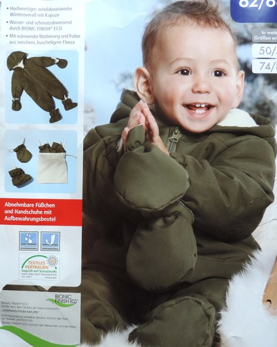 Baby winteroverall kapuze - winteroverall,