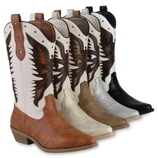 Damen Cowboystiefel Stiefel