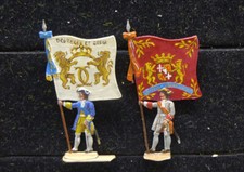 2 Zinnfiguren Fahnenträger