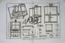 Webstuhl Weaving Mill Weberei Baumwolle Garn Werkstatt Technik Wool Hand Loom