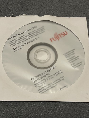 Fujitsu recovery dvd bit - dvd,