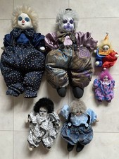 Clowns Harlekins Sammler Puppen 90er Jahre