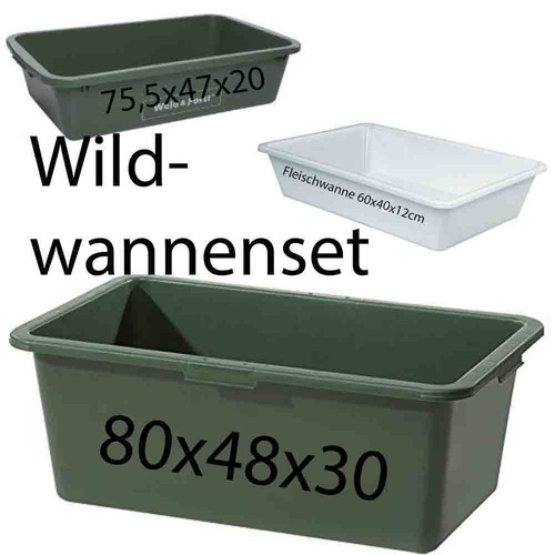 Wildwanne set teilig - wildwanne, 3-teilig