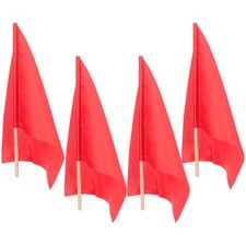 4 Pcs Schiedsrichterfahnen The Referee Flag Handwellenflagge