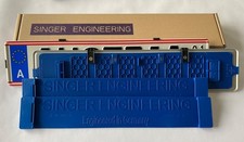 Wechselkennzeichenhalter Kennzeichenhalter rahmenlos  Österreich, blau AKTION!!!