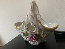 Porzellan-Korbschale der Manufaktur von Schierholz