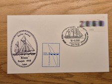 Postkarte mit Schiffsstempel