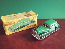 1940er Original Joustra Auto Radar Blechspielzeug Tin Toy mit OVP