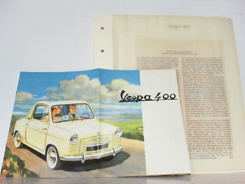 Vespa 400 kleiner wagen - vespa,