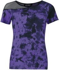 Poizen Industries T-Shirt Damen Sadira Top schwarz/lila Gothic, Rockwear