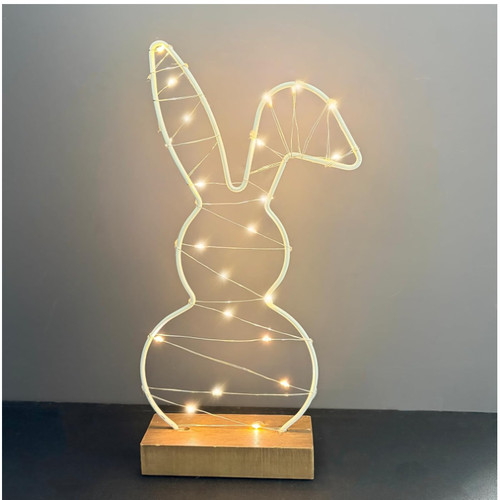 Led osterhase holz - holz, deko