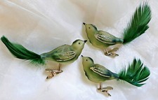 ❀ 3 x Glasvogel Lauscha