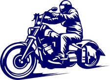 Auto Aufkleber Motorrad