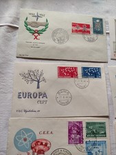 Europa Cept. über 60 FDC im Album
