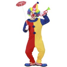 Kinder Clownkostüm Clown Kostüm Clownskostüm Jumpsuit Harlekin Zirkus Narr Anzug