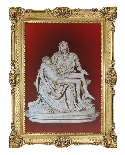 Heiligenbild antike pieta - antike,