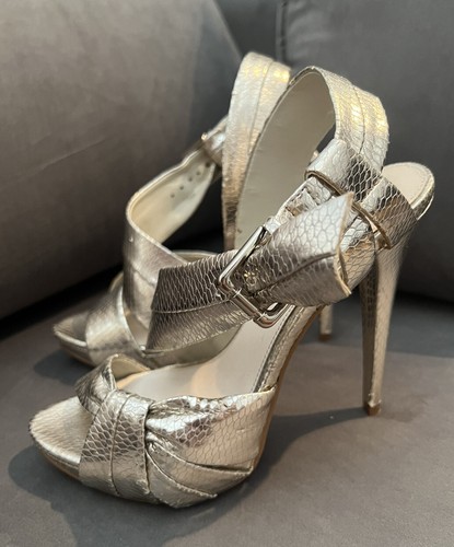 Zara leder vintage pumps - leder, 37