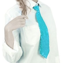 Krawatte Pailletten Glitzer