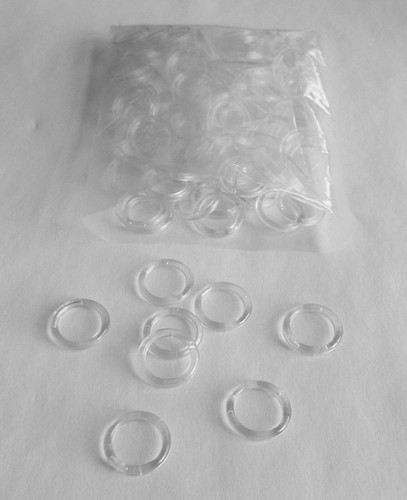 100 ringe transparent - 100, 13/18