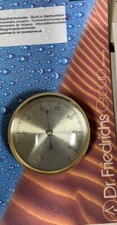 Einbau Thermometer Analog Messing Dr. Friedrichs gruppe rund