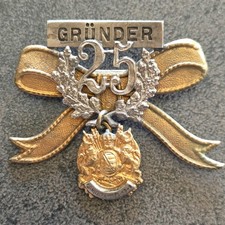 SACHSEN Königl. MILITÄRVEREINS BUND - 25 Jahre Mitgliedschaft für Gründer SELTEN