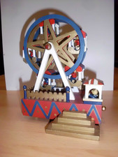 Erzgebirge? , Volkskunst ? , Holz , Spieluhr , Riesenrad , Teddys ohne OVP