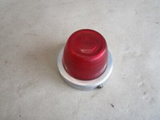 Oldtimer Rücklicht Rückleuchte Blinker Alu Rahmen Blende rot rund Ø ca.75mm 